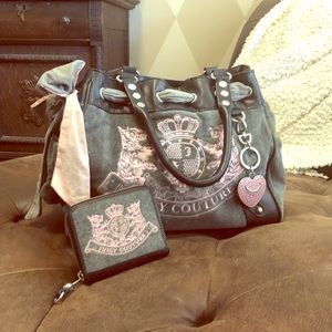 Juicy Couture tote and wallet